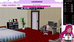 Vtuber Lewdneko Plays Harem Hotel Maid Scene Part 8