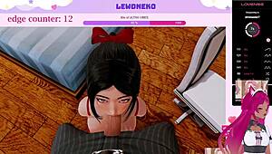 Vtuber Lewdneko Plays Harem Hotel Maid Scene Part 8