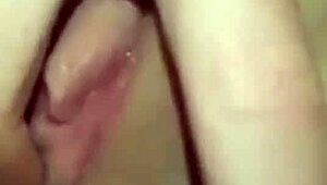 Did you see that horny milf on the net showing her finger in her ass?