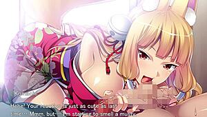 Ejaculation Time Play features fox girl in all sex scenes part 1