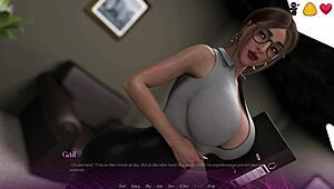 The Office: Mother-In-Law Seduces With Big Tits