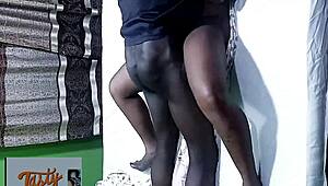 promiscuous girl's pussy gets hot black cock fuck