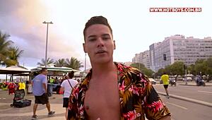 Watch us double penetrate the emo twink in this gay amateur scene