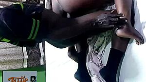 promiscuous girl's pussy gets hot black cock fuck