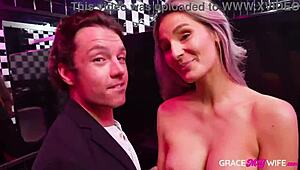 married couples tony rubino and mandy rhea bangin in club threesome