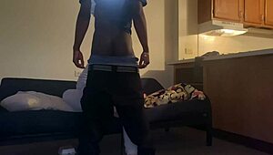 BigDaddyKJ Amazon driver scores big with busty client tip. She rides his monster cock hard.