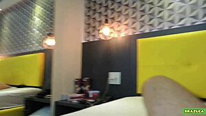 Natalie Cortez and Marsha Love giving intense blowjob