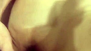 Exploring Sensations With A Large Purple Toy In A Tight Space