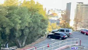 Hot blonde pussy slammed hard in Hollywood reality scene