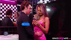 married couples tony rubino and mandy rhea bangin in club threesome