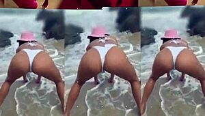 damn, my cuck watches me cum hard on another dick at swing bar, condom broke and i cleaned him up