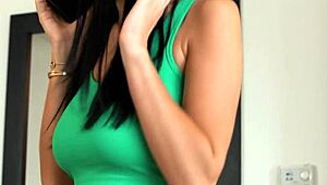 Busty European stepsis catches stepbro sniffing her panties