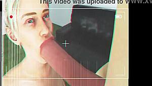 Cybil Bennett Sucks a Massive Cock in Wild 3D Action Scene