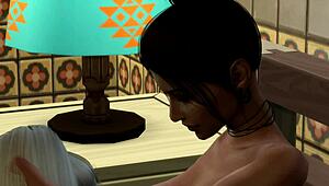 Lesbian Sluts with Big Tits Masturbate and Fuck Hardcore