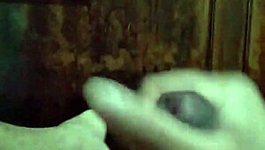 Transsexual shemale enjoys morning masturbation session