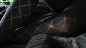 Black Woman in Lingerie Teases with Fetish Moves