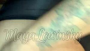 big tits babe in lingerie calls for interracial fun 😘