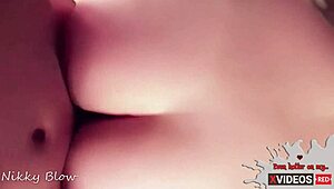 Hot closeup amateur doggy couple bareback sex from his point of view!