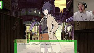 I defeated Tsunade and now she's in this uncensored hentai blowjob threesome