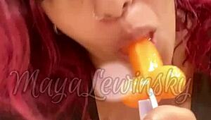 big tits babe in lingerie calls for interracial fun 😘