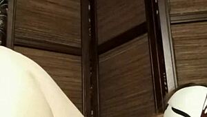 Look At This Horny Stocking Fetish Action!