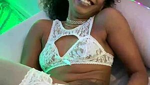 Butt Plugged Petite 18+ Cutie Cali Caliente Cums Hard in Missionary