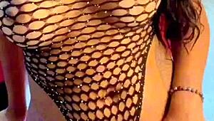 hot seated lesbian lets cum in mouth during masturbation