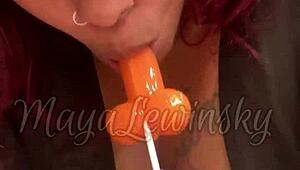 big tits babe in lingerie calls for interracial fun 😘