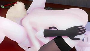 i watch jaune fuck glynda and winter in hentai threesome