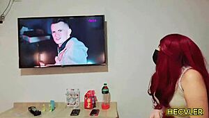 modeling for my friend in hotel, we get so aroused