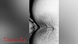 MY WHORE CUMS HARD WITH DICK IN HER ASS!