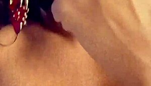 hot seated lesbian lets cum in mouth during masturbation