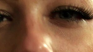 She says, 'Watch me eat all the jizz on my face'