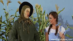 Hey, wanna see my take on Wizard of Oz? I’m giving handjobs and more in this holiday parody with a hot milf.