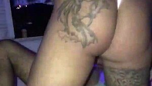 Pattyzinha drinks beer while pounding cock in soft ass