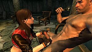 Cute Asian Teen Miya Feels Emotions During Hardcore Fucking In Skyrim 3D