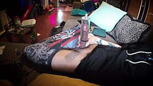 pumping my big white cock with tiffany ciskiss