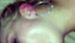 Blonde Teen 18+ Gags on Massive Cock for Facial