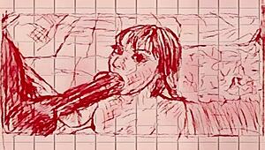 I draw cute milf sucking monster cock in hentai anime