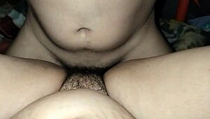 Mature mexican woman gets deeply penetrated in homemade amateur scene with verga.