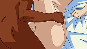 nicole watterson gets big cock in gumball parody hentai sex