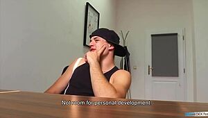 pov bareback gay fuck with hot czech hunk. damn, he needed that cash bad!