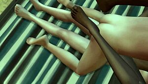 Trisal with Friend Turns Into Wild Anime Encounter