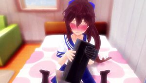 Intense Anime Hentai Outdoor Sex With Toys In Fantia Part 1