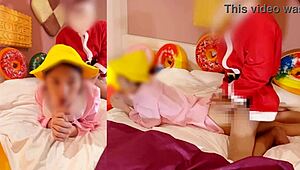 Naughty Christmas Couple Practice