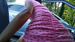 she starts sucking in broad daylight. wants to get pounded downtown with a voyeur watching us.