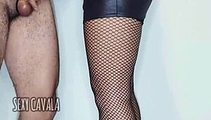 Morena Safada Jerking Big Cock With Moans