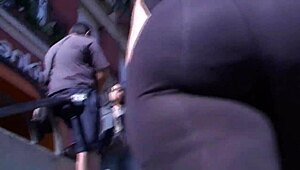 High definition footage of beautiful ass in action