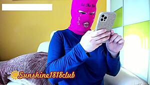 Royal Blue Skimaskgirl Busty Webcam Model Recording Show October 21st