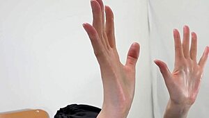 Wet Female Hands In Japanese Fetish Action!